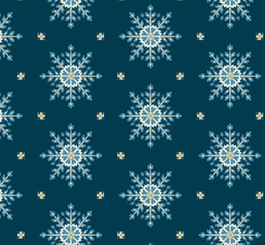 Crystal 356 B Blue Escape Crystal Uniform Fabric | Andover