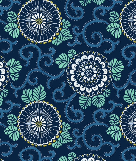 Hajime Indigo Fabric | Lewis & Irene