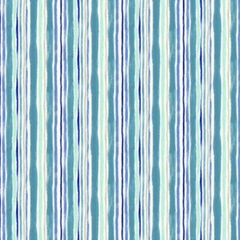 Hajime Multi Stripe Pale Blues Fabric