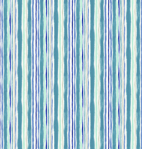 Hajime Multi Stripe Pale Blues Fabric