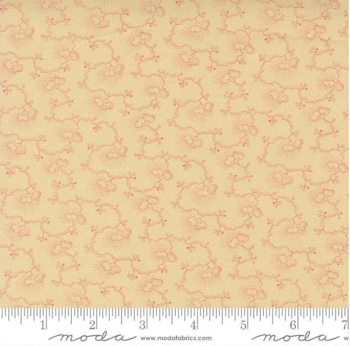 Wild Orchid Vanilla Bean Petal fabric