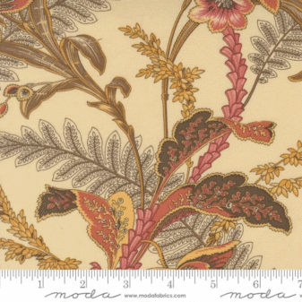Wild Orchid Vanilla Bean Floral Fabric | Moda