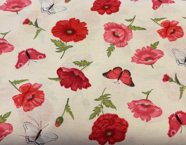 Merry Poppies 7768 Fabric | Stof Fabrics