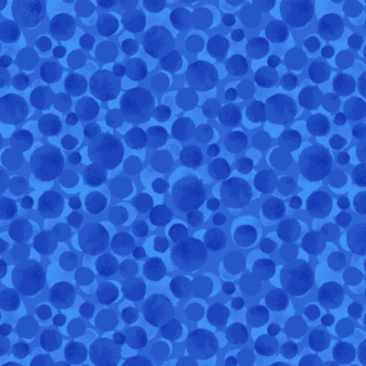 Bumbleberries Aegean Blue fabric