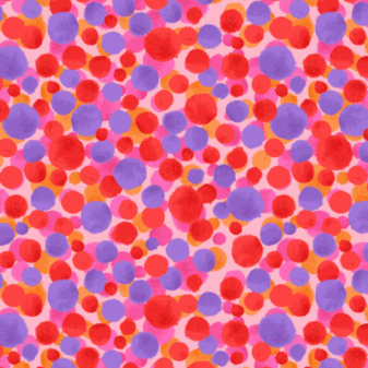 Bumbleberries Joyful Multi Fabric | Lewis & Irene
