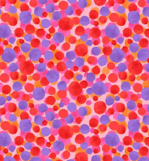 BB38 Joyful Multi Bumbleberries Bumbleberries Joyful Multi Fabric | Lewis & Irene