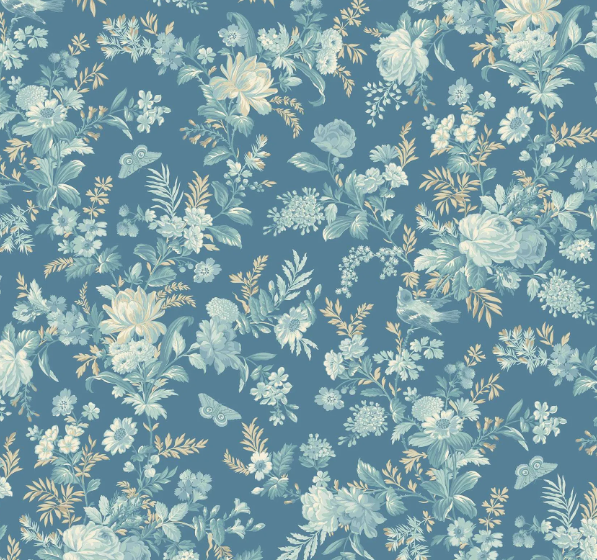 Bird Floral 1600 B Bird Floral Sewing Bird Fabric | Andover Fabrics