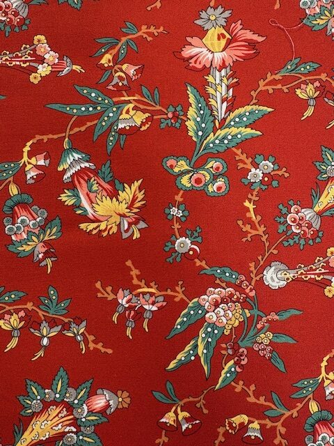 Feline Dutch Heritage Red Fabric | Dutch Heritage