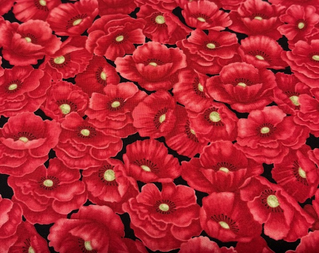 Merry Poppies 7765 808 362 Shop Merry Poppies 7765 by Sharla Fults for Stof Fabrics, with an all-over poppy pattern on black. Order online today.