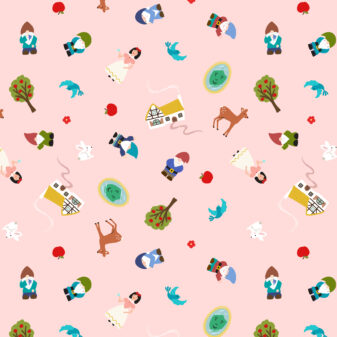 Snow White Small Things Fairytales Fabric | Lewis & Irene