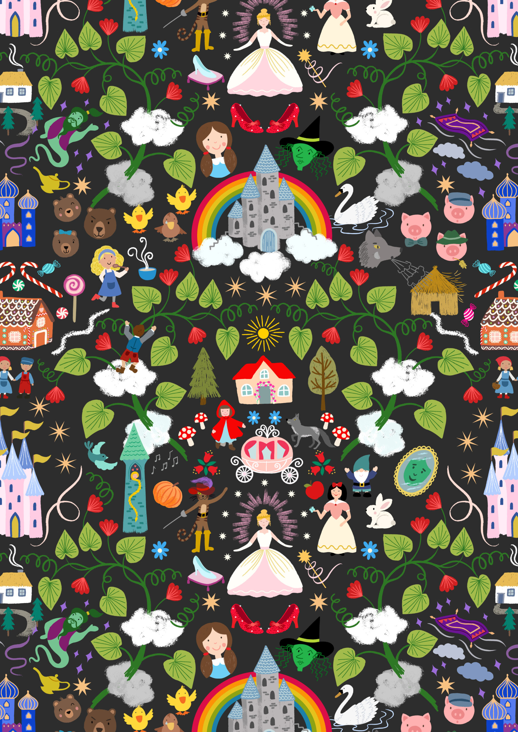 SM129 fairytales Small Things Fairytales Fabric | Lewis & Irene