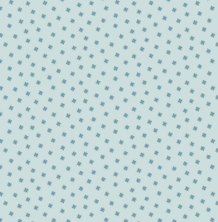 Star 1610 B Shop Le Moyne Star Sewing Bird by Edyta Sitar for Andover Fabrics, a 100% cotton pale blue fabric with tiny pieced star pattern.