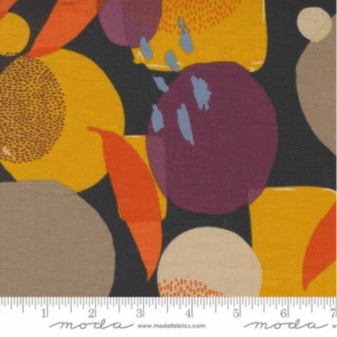 Mingle Navy Urban Whisper Mochi Linen Fabric | Moda