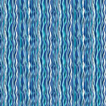 Deep Blue Sea Wave Stripe Blue